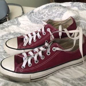 Maroon Converse